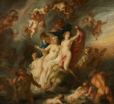 Triumph of Galatea, 1659. Creator: Thulden; Theodoor; van (1606-1669).