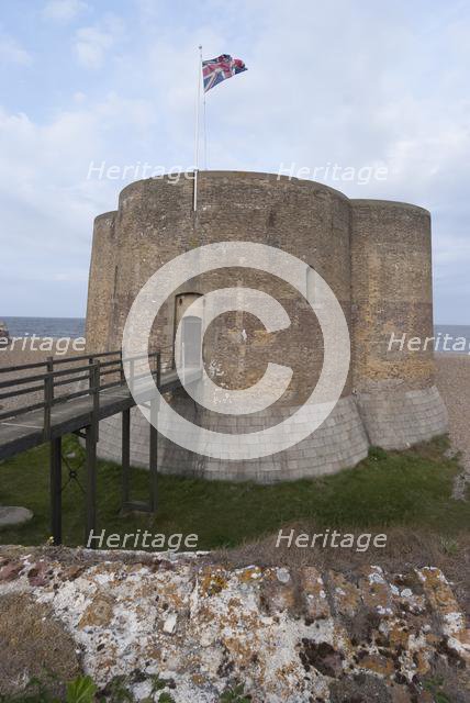 Martello Tower, Aldeburgh, Suffolk, England, UK, 25/5/10. Creator: Ethel Davies.