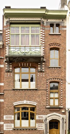 Maison Sander Pierron, 157 Rue de l'Aqueduc, Brussels, Belgium, (1903), c2014-2017. Artist: Alan John Ainsworth.