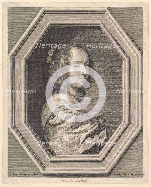 Marguerite Lemon, maitresse d'Antoine van Dyck. Creator: Jean Morin.