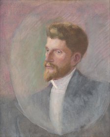 Study of a Pale Man in a White Shirt, 1895-1900. Creator: Ladislav Mednyanszky.
