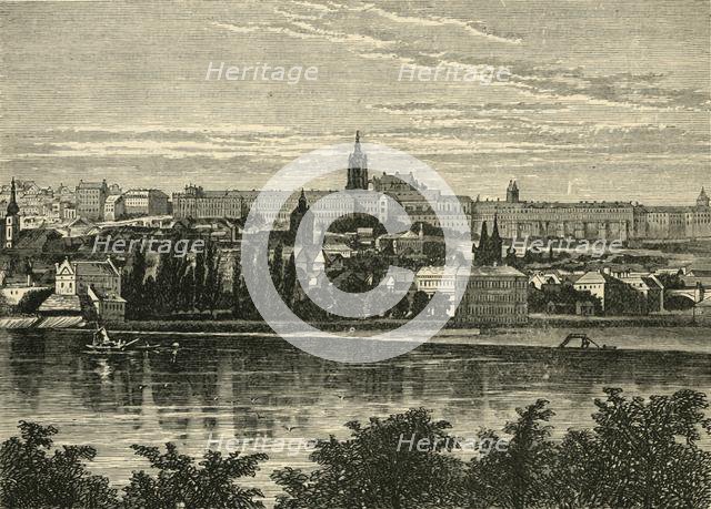 'Palace of the Bohemian Kings and Cathedral of Hradschin, Prague', 1890.   Creator: Unknown.