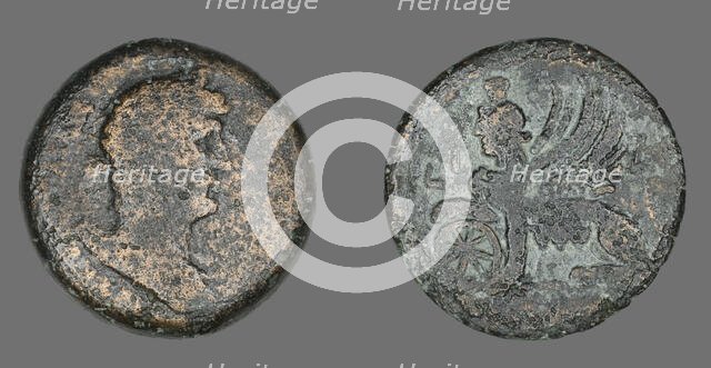 Coin Portraying Emperor Hadrian, 133-134. Creator: Unknown.