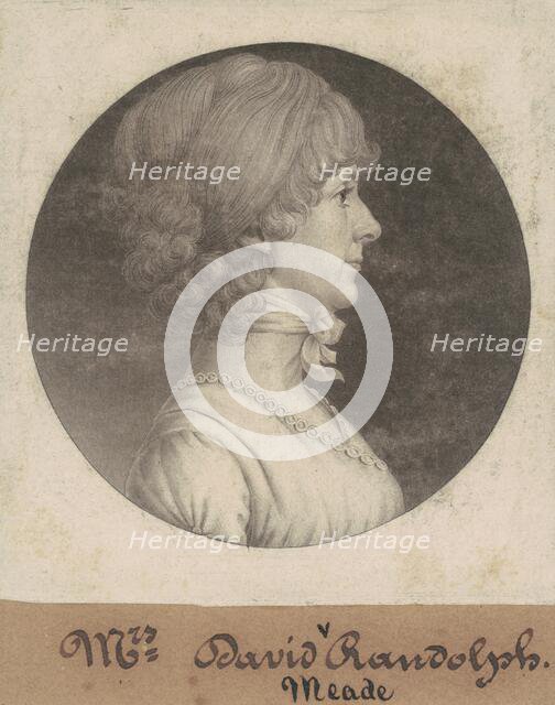 Mary Randolph Randolph, 1807. Creator: Charles Balthazar Julien Févret de Saint-Mémin.