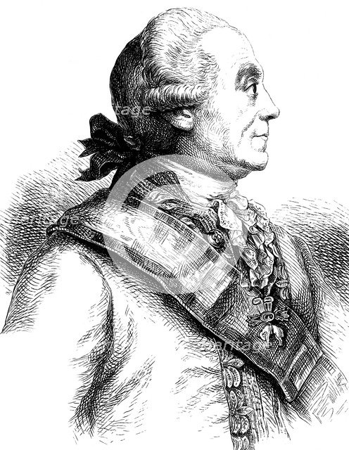 Portrait of Count Franz Moritz von Lacy (1725-1801), 1861.