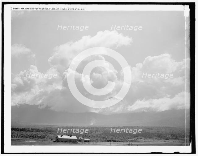 Mt. Washington from Mt. Pleasant House, White Mts., N.H., between 1890 and 1901. Creator: Unknown.