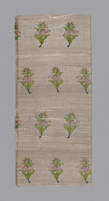 Fragment (Dress Fabric), Iran, 17th century. Creator: Unknown.