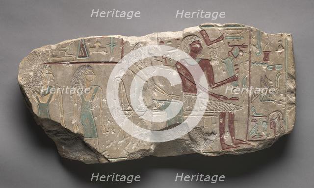 Stele of Itetioqer and Family, c. 2123-2040 BC. Creator: Unknown.