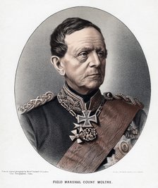 Helmuth Karl Bernhard, Count von Moltke, Prussian general and statesman, c1880. Artist: Anon