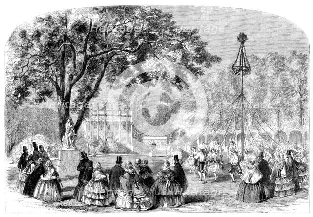 Cremorne Gardens - the Maypole Dance, 1858. Creator: Unknown.