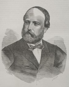 Portrait of Henry d'Artois (1820-1883), Count of Chambord, 1871. Creator: Marcelo Paris.