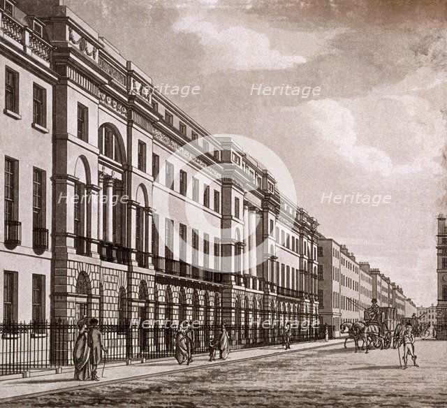 Fitzroy Square, St Pancras, London, c1820. Artist: Anon