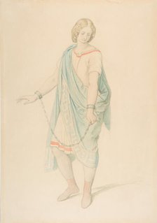 The soprano Karoline Hetzenecker in the role of Sesto in La Clemenza di Tito..., ca. 1848. Creator: Moritz von Schwind.