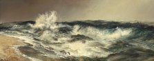 The Much Resounding Sea, 1884. Creator: Thomas Moran.