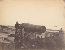 Cannon, Fortress Monroe, ca. 1864. Creator: Alexander Gardner.