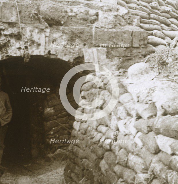 Tunnel, Mt Casque, France, c1914-c1918. Artist: Unknown.