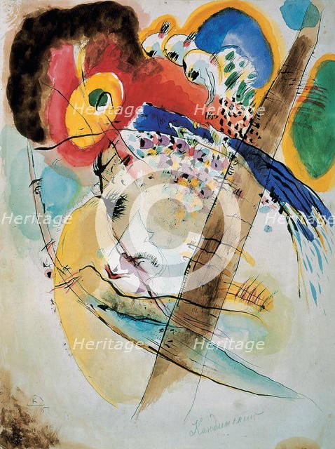 'Exotic Birds', 1915.  Artist: Vassily Kandinsky