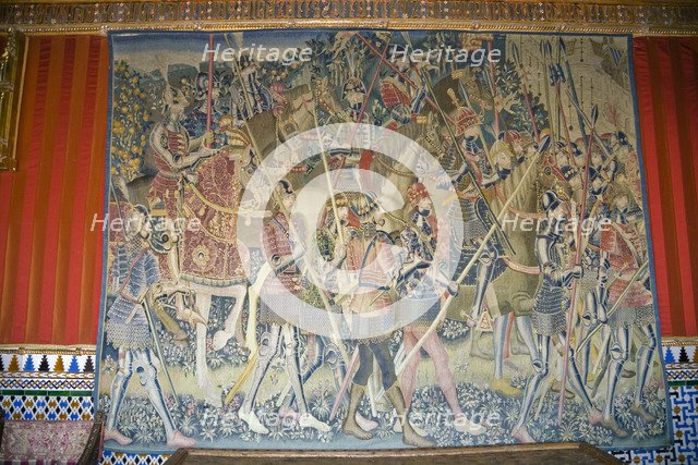 The Hall of the Rope in the Alcazar of Segovia, Segovia, Spain, 2007. Artist: Samuel Magal