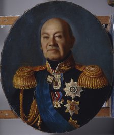 Portrait of Count Arseny Andreyevich Zakrevsky (1783–1865), after 1848. Artist: Zaryanko, Sergei Konstantinovich (1818-1870)