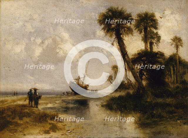 Fort George Island, Florida, 1878. Creator: Thomas Moran.