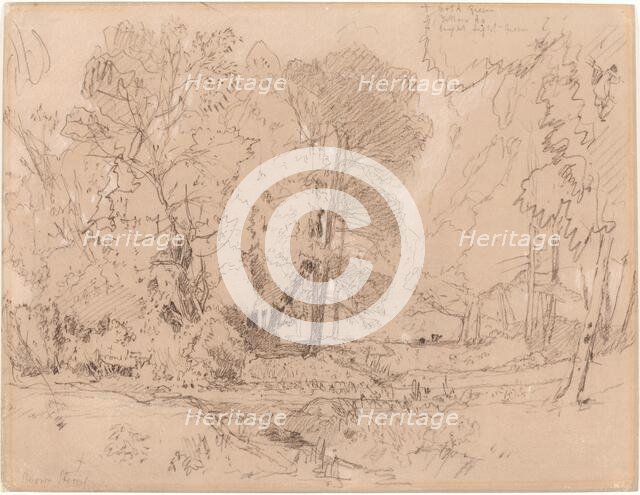 Wooded Landscape, probably 1841. Creator: John Sell Cotman.