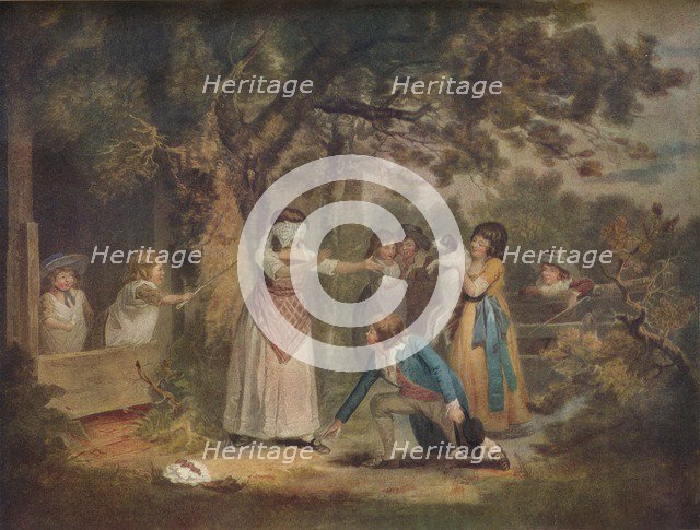 Blind Man's Buff, 1788, (1917). Artist: William Ward