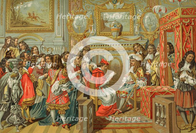 Louis XIV, known as "the Sun King", (1638-1715), King of France, (1643-1715) (1881).  Creator: Unknown.