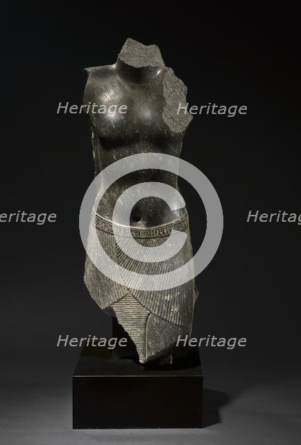 Torso of Amenpayom, probably 200-100 BC. Creator: Unknown.