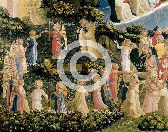 The Last Judgment (Detail), ca 1432. Creator: Angelico, Fra Giovanni, da Fiesole (ca. 1400-1455).
