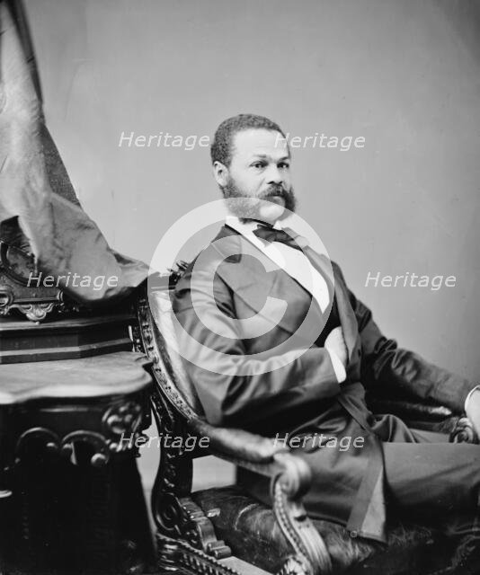 Jefferson Franklin Long of Georgia, between 1860 and 1875. Creator: Unknown.