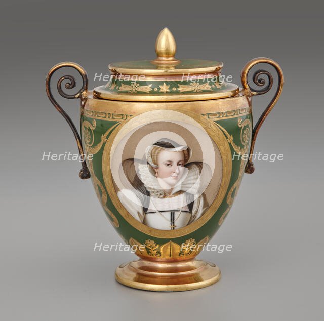 Sugar Bowl And Cover, c1795. Creator: Unknown.