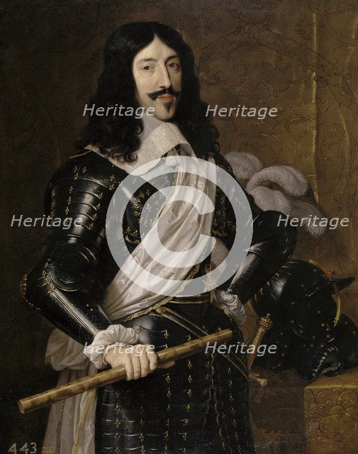 Portrait of Louis XIII of France (1601-1643), 1655. Artist: Champaigne, Philippe, de (1602-1674)