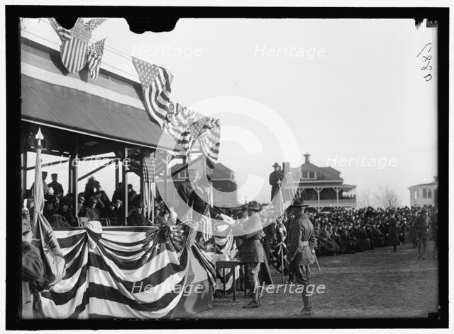 Fort Myer Officers Training School, between 1916 and 1918. Creator: Harris & Ewing.
