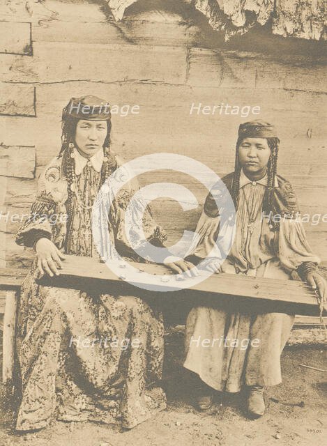 Tubinki and "chatygan" (musical instrument), 1904-1917. Creator: Unknown.