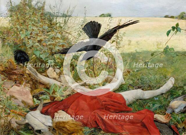 The Twa Corbies, 1901. Creator: Campbell Lindsay Smith.