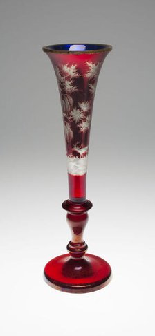 Vase, England, c. 1850/60. Creator: Unknown.