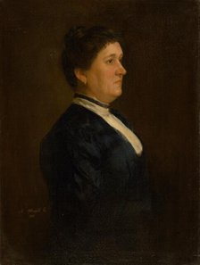Portrait of the artist's mother, 1908. Creator: Emil Alexay-Olexák.
