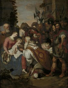 The Adoration of the Magi, early-mid 17th century. Creator: Artus Wolfordt.