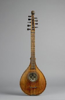 Cittern, 17th century. Artist: Unknown.