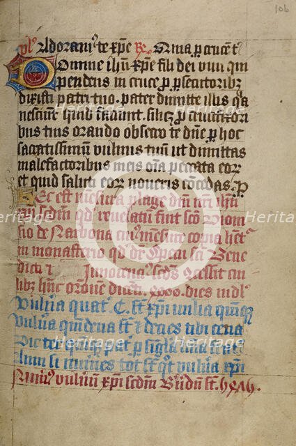 Text Page, about 1480-1490. Creator: Unknown.