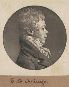 Thomas Deye Owings, 1804. Creator: Charles Balthazar Julien Févret de Saint-Mémin.