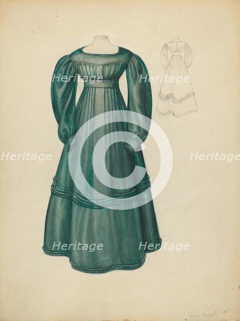 Dress, 1935/1942. Creator: Jean Peszel.