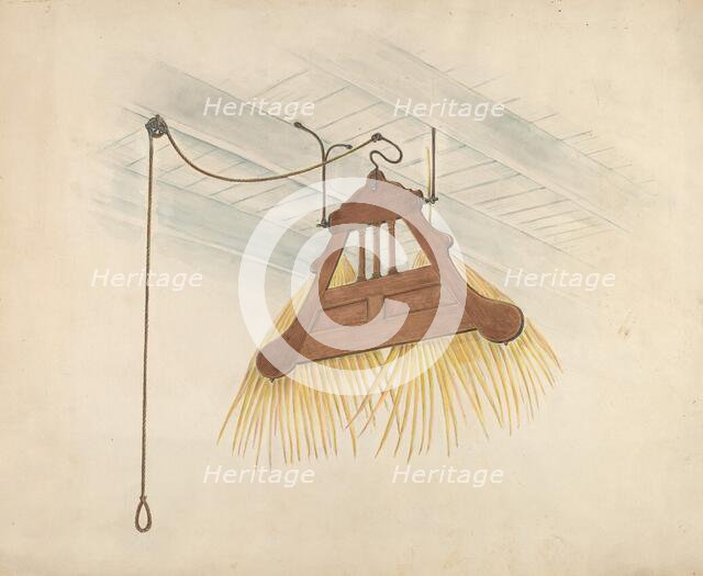 Swinging Fan, c. 1937. Creator: Al Curry.