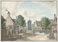 View of the Klokhuis in Overveen, 1713-1780. Creator: Jan de Beyer.