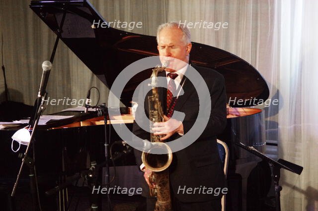 Scott Hamilton, Scott Hamiltpn Quartet, Watermill Jazz Club, Dorking, Surrey, 2022. Creator: Brian O'Connor.