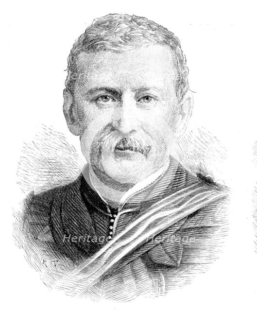 The late General Frederick Brine, R.E., 1890. Creator: R. Taylor.