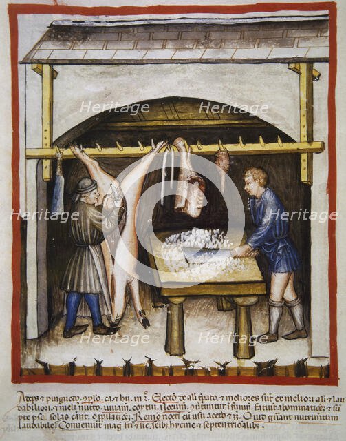 Fat and pork, 14th century.  Creator: Unknown.