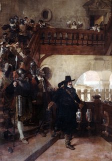 'The Arrest of Councillor Broussel', 26th August, 1648 (19th/early 20th century). Artist: Jean-Paul Laurens