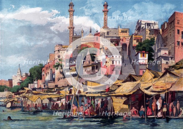 Benares, India, 1857.Artist: William Carpenter