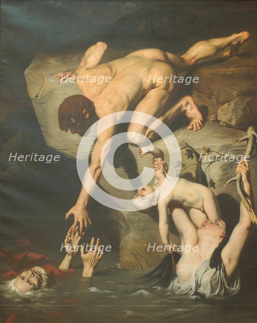 The Deluge. Artist: Court, Joseph-Désiré (1797-1865)